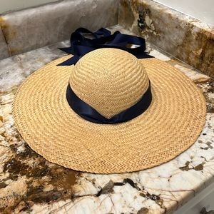 Colonial Williamsburg official fancy straw hat